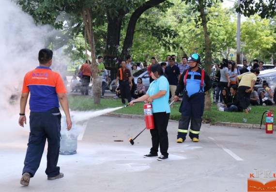 ภาพกิจกรรม คณะวิทยาศาสตร์และเทคโนโลยี เข้าร่วมโครงการป้องกันอัคคีภัยและบรรเทาสาธารณภัย