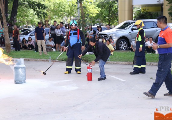 ภาพกิจกรรม คณะวิทยาศาสตร์และเทคโนโลยี เข้าร่วมโครงการป้องกันอัคคีภัยและบรรเทาสาธารณภัย