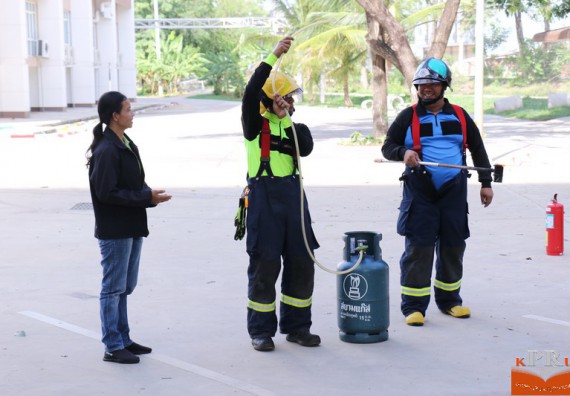 ภาพกิจกรรม คณะวิทยาศาสตร์และเทคโนโลยี เข้าร่วมโครงการป้องกันอัคคีภัยและบรรเทาสาธารณภัย