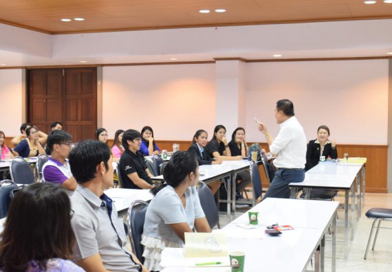 ภาพกิจกรรม คณะวิทยาศาสตร์และเทคโนโลยี เข้าร่วมอบรม เรื่อง การเขียนโครงร่างการวิจัยเพื่อขอรับทุน