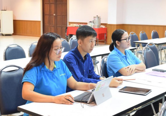 ภาพกิจกรรม คณะวิทยาศาสตร์และเทคโนโลยี เข้าร่วมอบรม เรื่อง การเขียนโครงร่างการวิจัยเพื่อขอรับทุน