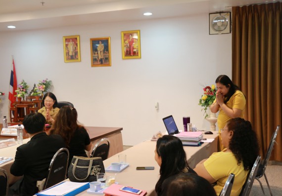 ภาพกิจกรรม คณะวิทยาศาสตร์และเทคโนโลยี จัดการตรวจประเมินคุณภาพการศึกษาระดับคณะ