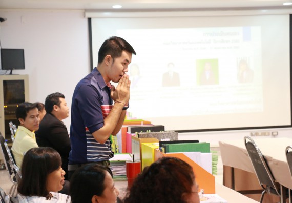 ภาพกิจกรรม คณะวิทยาศาสตร์และเทคโนโลยี จัดการตรวจประเมินคุณภาพการศึกษาระดับคณะ