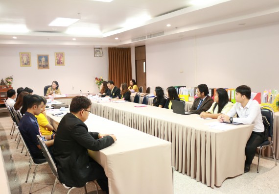 ภาพกิจกรรม คณะวิทยาศาสตร์และเทคโนโลยี จัดการตรวจประเมินคุณภาพการศึกษาระดับคณะ