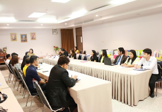 ภาพกิจกรรม คณะวิทยาศาสตร์และเทคโนโลยี จัดการตรวจประเมินคุณภาพการศึกษาระดับคณะ