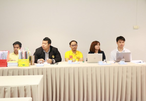 ภาพกิจกรรม คณะวิทยาศาสตร์และเทคโนโลยี จัดการตรวจประเมินคุณภาพการศึกษาระดับคณะ