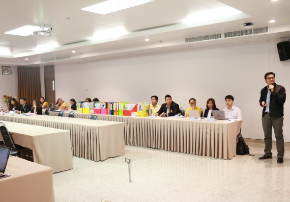 ภาพกิจกรรม คณะวิทยาศาสตร์และเทคโนโลยี จัดการตรวจประเมินคุณภาพการศึกษาระดับคณะ