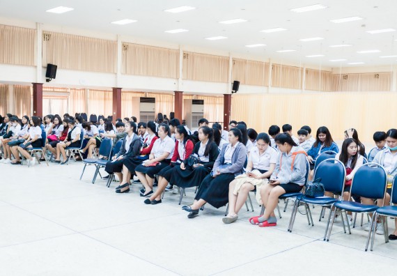 ภาพกิจกรรม สโมสรนักศึกษาคณะวิทยาศาสตร์และเทคโนโลยี จัดโครงการบริการนักศึกษาและศิษย์เก่า “กิจกรรมเตรียมความพร้อมเพื่อการทำงาน”