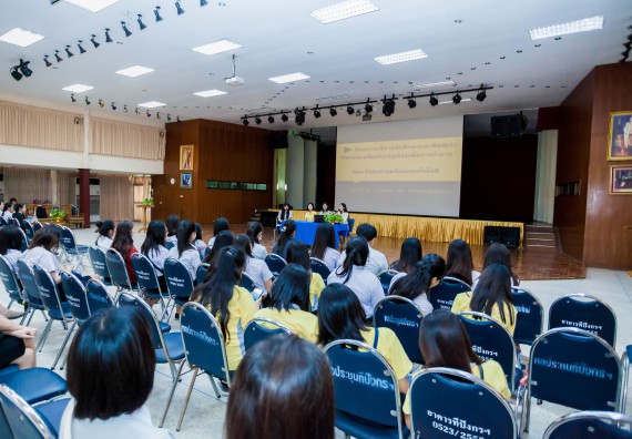 ภาพกิจกรรม สโมสรนักศึกษาคณะวิทยาศาสตร์และเทคโนโลยี จัดโครงการบริการนักศึกษาและศิษย์เก่า “กิจกรรมเตรียมความพร้อมเพื่อการทำงาน”
