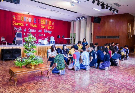 ภาพกิจกรรม สโมสรนักศึกษาคณะวิทยาศาสตร์และเทคโนโลยี จัดกิจกรรมสายสัมพันธ์น้อง-พี่ คณะวิทยาศาสตร์และเทคโนโลยี