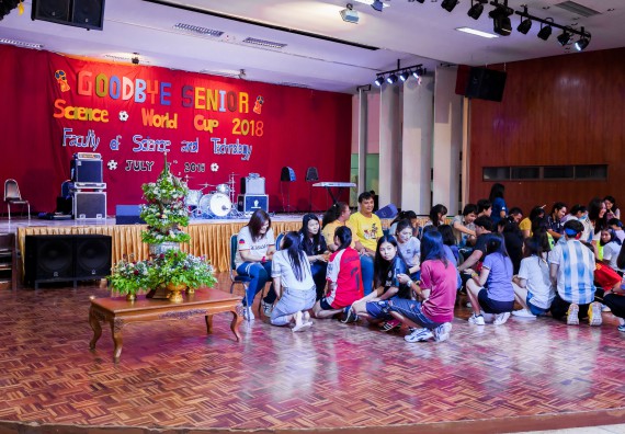 ภาพกิจกรรม สโมสรนักศึกษาคณะวิทยาศาสตร์และเทคโนโลยี จัดกิจกรรมสายสัมพันธ์น้อง-พี่ คณะวิทยาศาสตร์และเทคโนโลยี