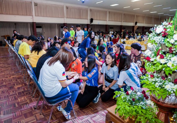 ภาพกิจกรรม สโมสรนักศึกษาคณะวิทยาศาสตร์และเทคโนโลยี จัดกิจกรรมสายสัมพันธ์น้อง-พี่ คณะวิทยาศาสตร์และเทคโนโลยี