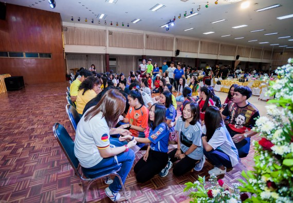 ภาพกิจกรรม สโมสรนักศึกษาคณะวิทยาศาสตร์และเทคโนโลยี จัดกิจกรรมสายสัมพันธ์น้อง-พี่ คณะวิทยาศาสตร์และเทคโนโลยี