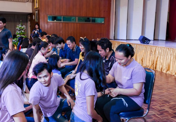 ภาพกิจกรรม สโมสรนักศึกษาคณะวิทยาศาสตร์และเทคโนโลยี จัดกิจกรรมสายสัมพันธ์น้อง-พี่ คณะวิทยาศาสตร์และเทคโนโลยี