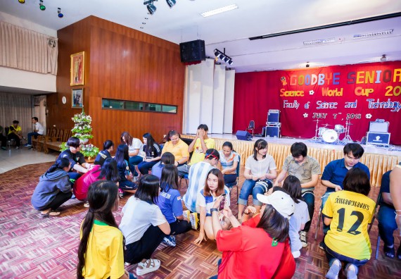 ภาพกิจกรรม สโมสรนักศึกษาคณะวิทยาศาสตร์และเทคโนโลยี จัดกิจกรรมสายสัมพันธ์น้อง-พี่ คณะวิทยาศาสตร์และเทคโนโลยี