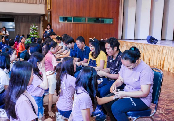 ภาพกิจกรรม สโมสรนักศึกษาคณะวิทยาศาสตร์และเทคโนโลยี จัดกิจกรรมสายสัมพันธ์น้อง-พี่ คณะวิทยาศาสตร์และเทคโนโลยี