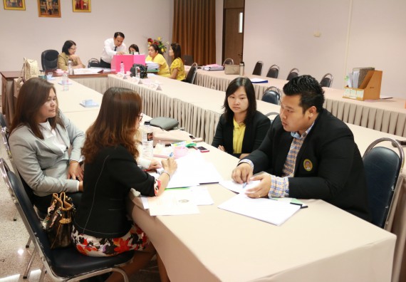 ภาพกิจกรรม คณะวิทยาศาสตร์และเทคโนโลยี จัดการตรวจประเมินคุณภาพการศึกษาระดับคณะ