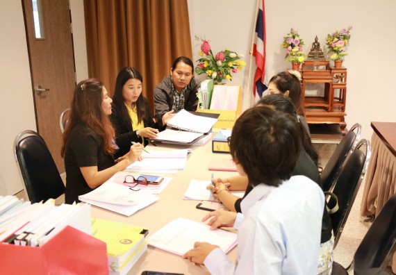 ภาพกิจกรรม คณะวิทยาศาสตร์และเทคโนโลยี จัดการตรวจประเมินคุณภาพการศึกษาระดับคณะ