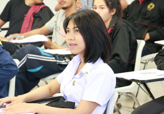 ภาพกิจกรรม  คณะวิทยาศาสตร์และเทคโนโลยี จัดโครงการพัฒนาทักษะภาษาอังกฤษสำหรับนักศึกษาคณะวิทยาศาสตร์และเทคโนโลยี