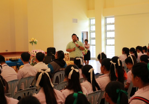 ภาพกิจกรรม  คณะวิทยาศาสตร์และเทคโนโลยี จัดโครงการปฐมนิเทศนักศึกษาใหม่ คณะวิทยาศาสตร์และเทคโนโลยี ประจำปี 2561