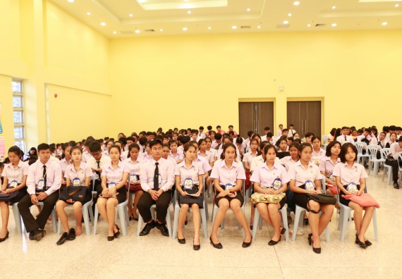 ภาพกิจกรรม  คณะวิทยาศาสตร์และเทคโนโลยี จัดโครงการปฐมนิเทศนักศึกษาใหม่ คณะวิทยาศาสตร์และเทคโนโลยี ประจำปี 2561