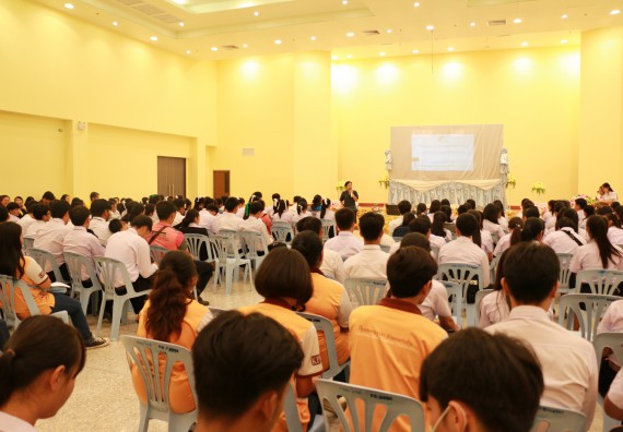 ภาพกิจกรรม  คณะวิทยาศาสตร์และเทคโนโลยี จัดโครงการปฐมนิเทศนักศึกษาใหม่ คณะวิทยาศาสตร์และเทคโนโลยี ประจำปี 2561