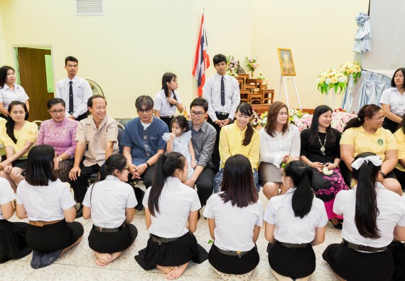 ภาพกิจกรรม สโมสรนักศึกษาคณะวิทยาศาสตร์และเทคโนโลยี จัดกิจกรรมไหว้ครู คณะวิทยาศาสตร์และเทคโนโลยี ประจำปี 2561