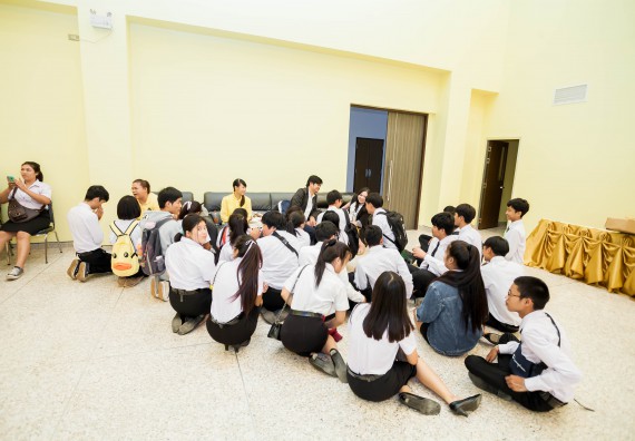 ภาพกิจกรรม สโมสรนักศึกษาคณะวิทยาศาสตร์และเทคโนโลยี จัดกิจกรรมไหว้ครู คณะวิทยาศาสตร์และเทคโนโลยี ประจำปี 2561