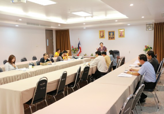 ภาพกิจกรรม คณะวิทยาศาสตร์และเทคโนโลยี จัดการประชุม เรื่อง การจัดตั้งคำของบประมาณ ประจำปีงบประมาณ 2562