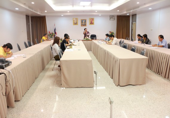 ภาพกิจกรรม คณะวิทยาศาสตร์และเทคโนโลยี จัดการประชุม เรื่อง การจัดตั้งคำของบประมาณ ประจำปีงบประมาณ 2562