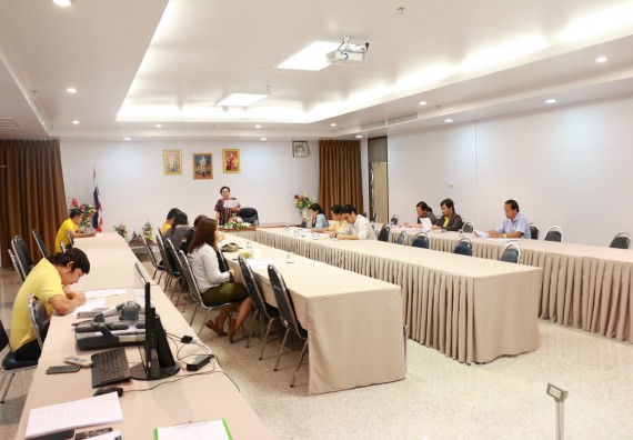 ภาพกิจกรรม คณะวิทยาศาสตร์และเทคโนโลยี จัดการประชุม เรื่อง การจัดตั้งคำของบประมาณ ประจำปีงบประมาณ 2562