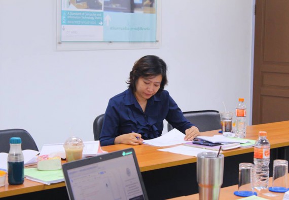 ภาพกิจกรรม หลักสูตรเทคโนโลยีสารสนเทศ จัดการตรวจประเมินคุณภาพภายในระดับหลักสูตรเทคโนโลยีสารสนเทศ