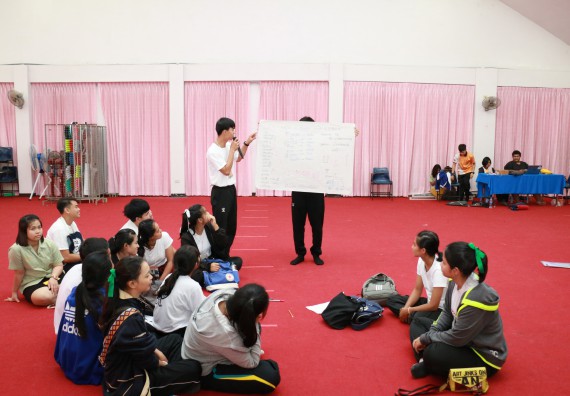 ภาพกิจกรรม สโมสรนักศึกษาคณะวิทยาศาสตร์และเทคโนโลยี จัดอบรมเชิงปฏิบัติการ เรื่อง เสริมสร้างความรู้ความเข้าใจการจัดการขยะจากต้นทาง คณะวิทยาศาสตร์และเทคโนโลยี