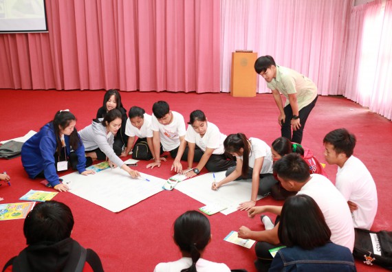 ภาพกิจกรรม สโมสรนักศึกษาคณะวิทยาศาสตร์และเทคโนโลยี จัดอบรมเชิงปฏิบัติการ เรื่อง เสริมสร้างความรู้ความเข้าใจการจัดการขยะจากต้นทาง คณะวิทยาศาสตร์และเทคโนโลยี