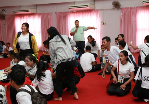 ภาพกิจกรรม สโมสรนักศึกษาคณะวิทยาศาสตร์และเทคโนโลยี จัดอบรมเชิงปฏิบัติการ เรื่อง เสริมสร้างความรู้ความเข้าใจการจัดการขยะจากต้นทาง คณะวิทยาศาสตร์และเทคโนโลยี