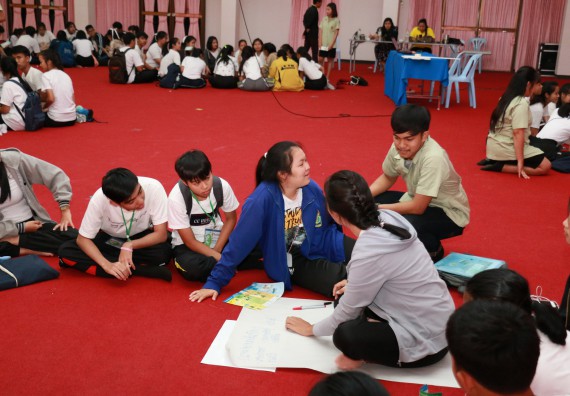 ภาพกิจกรรม สโมสรนักศึกษาคณะวิทยาศาสตร์และเทคโนโลยี จัดอบรมเชิงปฏิบัติการ เรื่อง เสริมสร้างความรู้ความเข้าใจการจัดการขยะจากต้นทาง คณะวิทยาศาสตร์และเทคโนโลยี