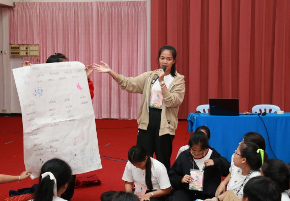 ภาพกิจกรรม สโมสรนักศึกษาคณะวิทยาศาสตร์และเทคโนโลยี จัดอบรมเชิงปฏิบัติการ เรื่อง เสริมสร้างความรู้ความเข้าใจการจัดการขยะจากต้นทาง คณะวิทยาศาสตร์และเทคโนโลยี