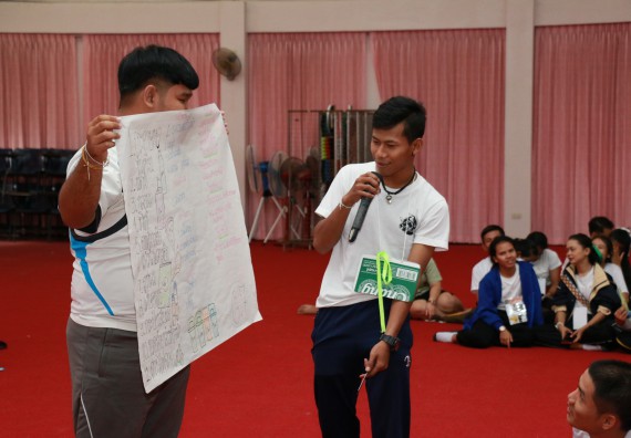 ภาพกิจกรรม สโมสรนักศึกษาคณะวิทยาศาสตร์และเทคโนโลยี จัดอบรมเชิงปฏิบัติการ เรื่อง เสริมสร้างความรู้ความเข้าใจการจัดการขยะจากต้นทาง คณะวิทยาศาสตร์และเทคโนโลยี