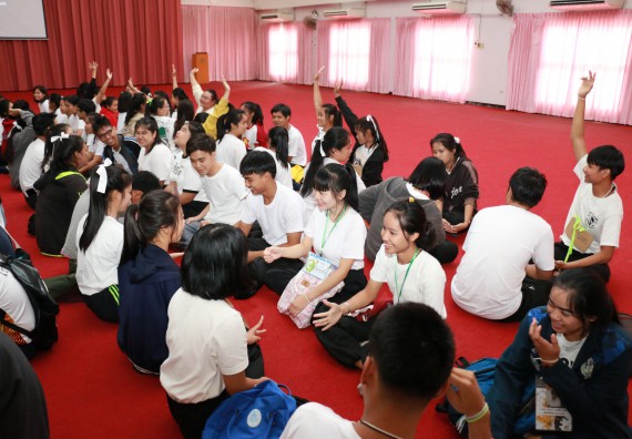 ภาพกิจกรรม สโมสรนักศึกษาคณะวิทยาศาสตร์และเทคโนโลยี จัดอบรมเชิงปฏิบัติการ เรื่อง เสริมสร้างความรู้ความเข้าใจการจัดการขยะจากต้นทาง คณะวิทยาศาสตร์และเทคโนโลยี