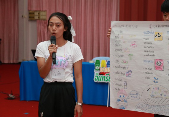 ภาพกิจกรรม สโมสรนักศึกษาคณะวิทยาศาสตร์และเทคโนโลยี จัดอบรมเชิงปฏิบัติการ เรื่อง เสริมสร้างความรู้ความเข้าใจการจัดการขยะจากต้นทาง คณะวิทยาศาสตร์และเทคโนโลยี