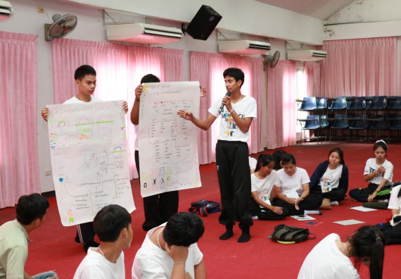 ภาพกิจกรรม สโมสรนักศึกษาคณะวิทยาศาสตร์และเทคโนโลยี จัดอบรมเชิงปฏิบัติการ เรื่อง เสริมสร้างความรู้ความเข้าใจการจัดการขยะจากต้นทาง คณะวิทยาศาสตร์และเทคโนโลยี