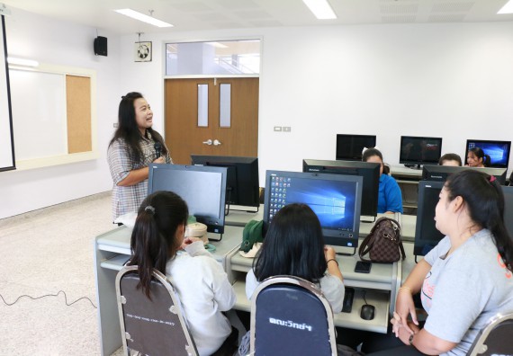 ภาพกิจกรรม คณะวิทยาศาสตร์และเทคโนโลยี จัดกิจกรรมอบรมพัฒนาสมรรถนะการทำวิจัยเฉพาะด้าน โปรแกรมสําเร็จรูป SPSS ขั้นสูง