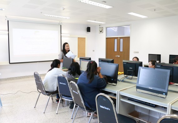 ภาพกิจกรรม คณะวิทยาศาสตร์และเทคโนโลยี จัดกิจกรรมอบรมพัฒนาสมรรถนะการทำวิจัยเฉพาะด้าน โปรแกรมสําเร็จรูป SPSS ขั้นสูง