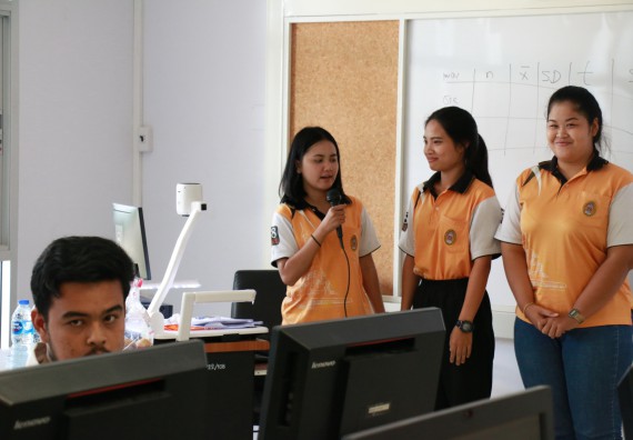 ภาพกิจกรรม คณะวิทยาศาสตร์และเทคโนโลยี จัดกิจกรรมส่งเสริมทักษะการวิเคราะห์เชิงตัวเลข การสื่อสารและการใช้เทคโนโลยีสารสนเทศ โปรแกรมสําเร็จรูป SPSS เบื้องต้น