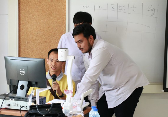 ภาพกิจกรรม คณะวิทยาศาสตร์และเทคโนโลยี จัดกิจกรรมส่งเสริมทักษะการวิเคราะห์เชิงตัวเลข การสื่อสารและการใช้เทคโนโลยีสารสนเทศ โปรแกรมสําเร็จรูป SPSS เบื้องต้น