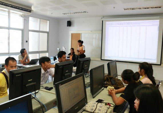 ภาพกิจกรรม คณะวิทยาศาสตร์และเทคโนโลยี จัดกิจกรรมส่งเสริมทักษะการวิเคราะห์เชิงตัวเลข การสื่อสารและการใช้เทคโนโลยีสารสนเทศ โปรแกรมสําเร็จรูป SPSS เบื้องต้น
