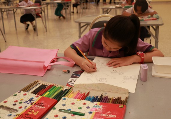 ภาพกิจกรรม การประกวดภาพวาดจินตนาการทางวิทยาศาสตร์  ประถมศึกษาปีที่ 1-3 ประจำปี 2561