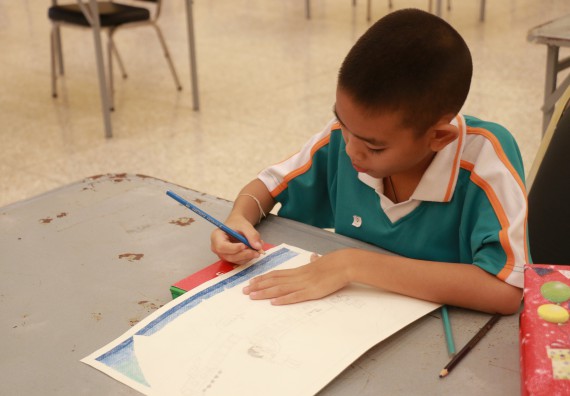 ภาพกิจกรรม การประกวดภาพวาดจินตนาการทางวิทยาศาสตร์  ประถมศึกษาปีที่ 1-3 ประจำปี 2561