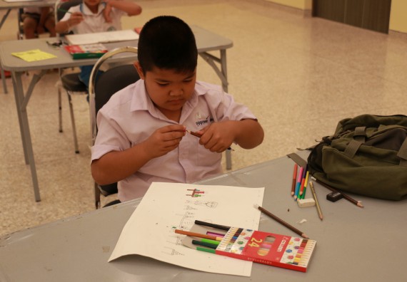 ภาพกิจกรรม การประกวดภาพวาดจินตนาการทางวิทยาศาสตร์  ประถมศึกษาปีที่ 1-3 ประจำปี 2561