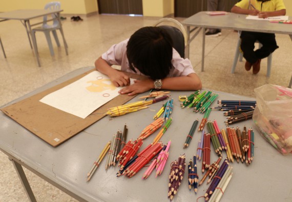 ภาพกิจกรรม การประกวดภาพวาดจินตนาการทางวิทยาศาสตร์  ประถมศึกษาปีที่ 1-3 ประจำปี 2561